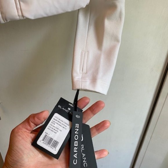 BLANC NOIR , 3 IN 1 Packable Moto Satin, NWT - Picture 3 of 4